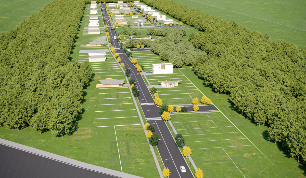 quinta da boa vista imagem de render aéreo