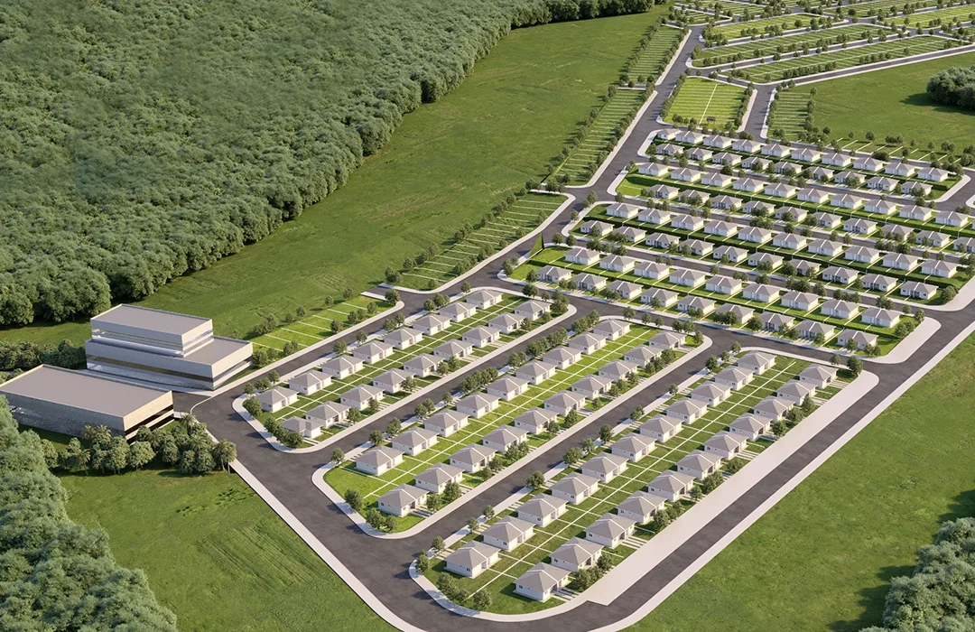 Ibiporã foto render vista aerea