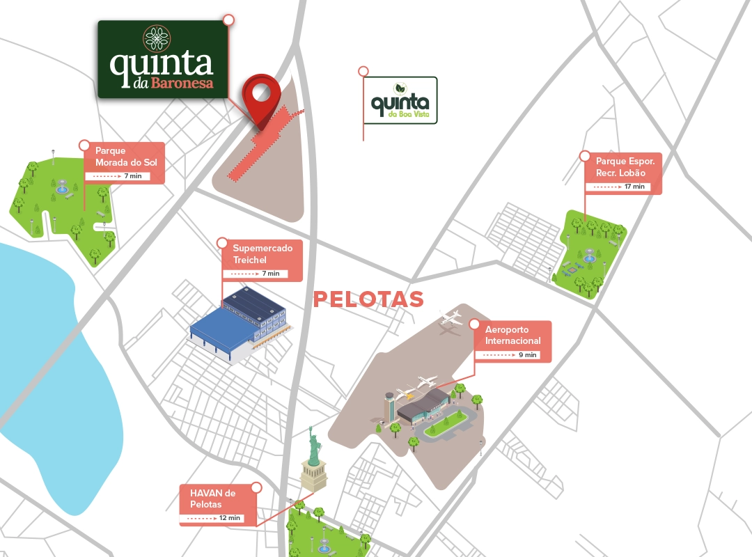MAPA quinta da baronesa