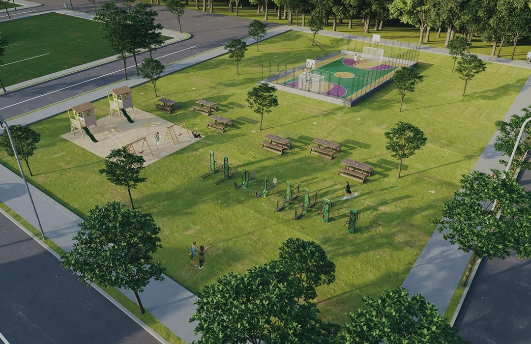 SanPaolo foto de render parquinho