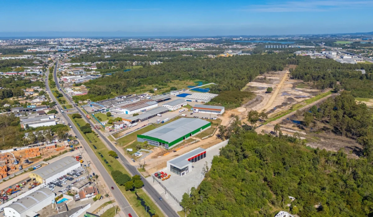 Obras quinta da baronesa vista aérea