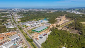 Obras quinta da baronesa vista aérea